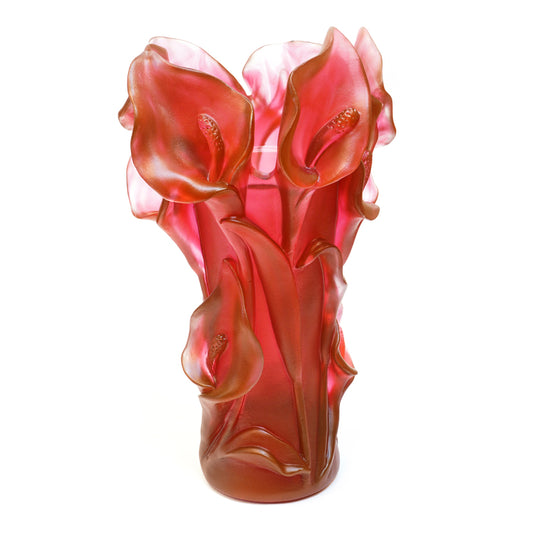CALLA LILY BURNER RED COLOR 20CM MABKHARA - carnelistyle
