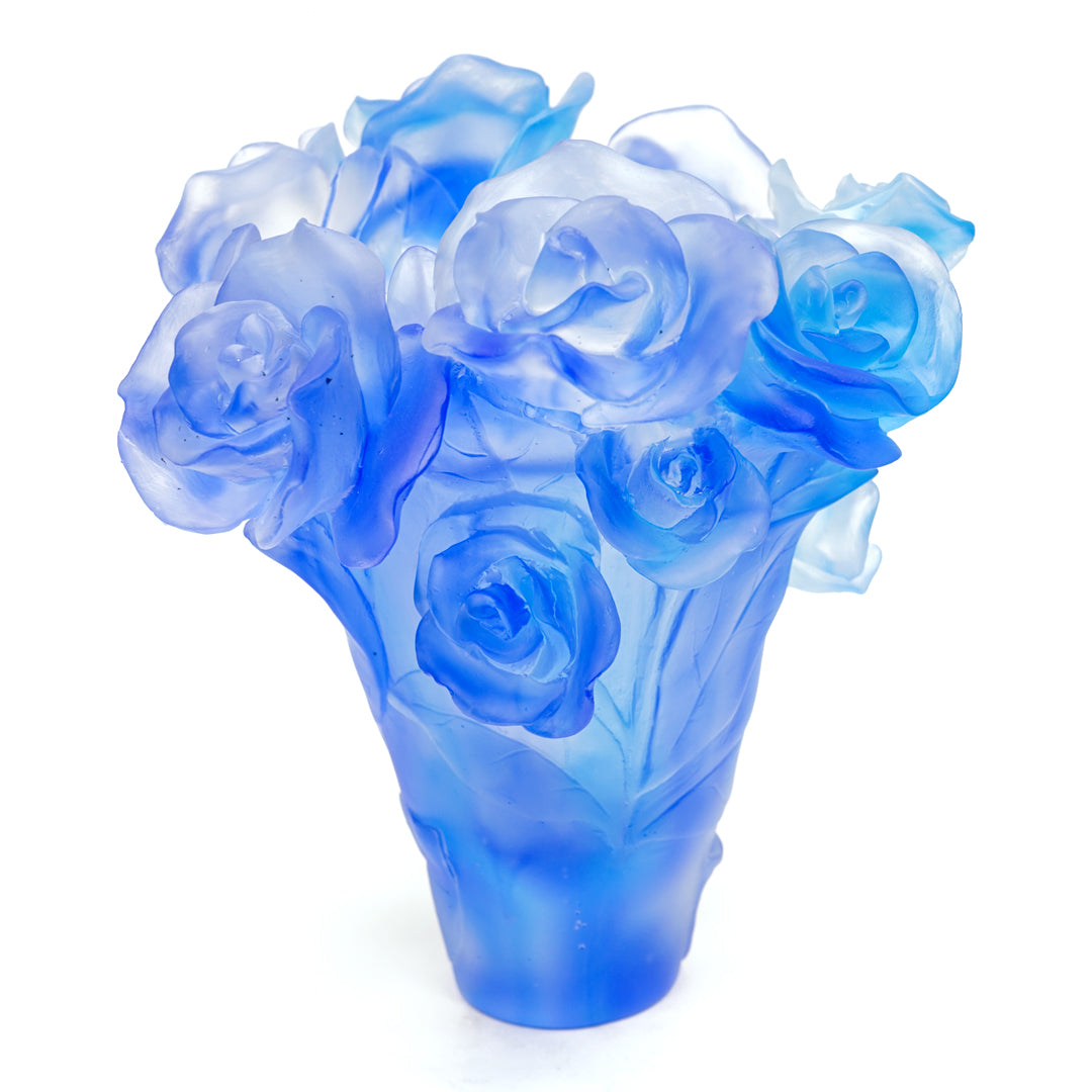 ROSE BURNER BLUE COLOR 19CM MABKHARA - carnelistyle