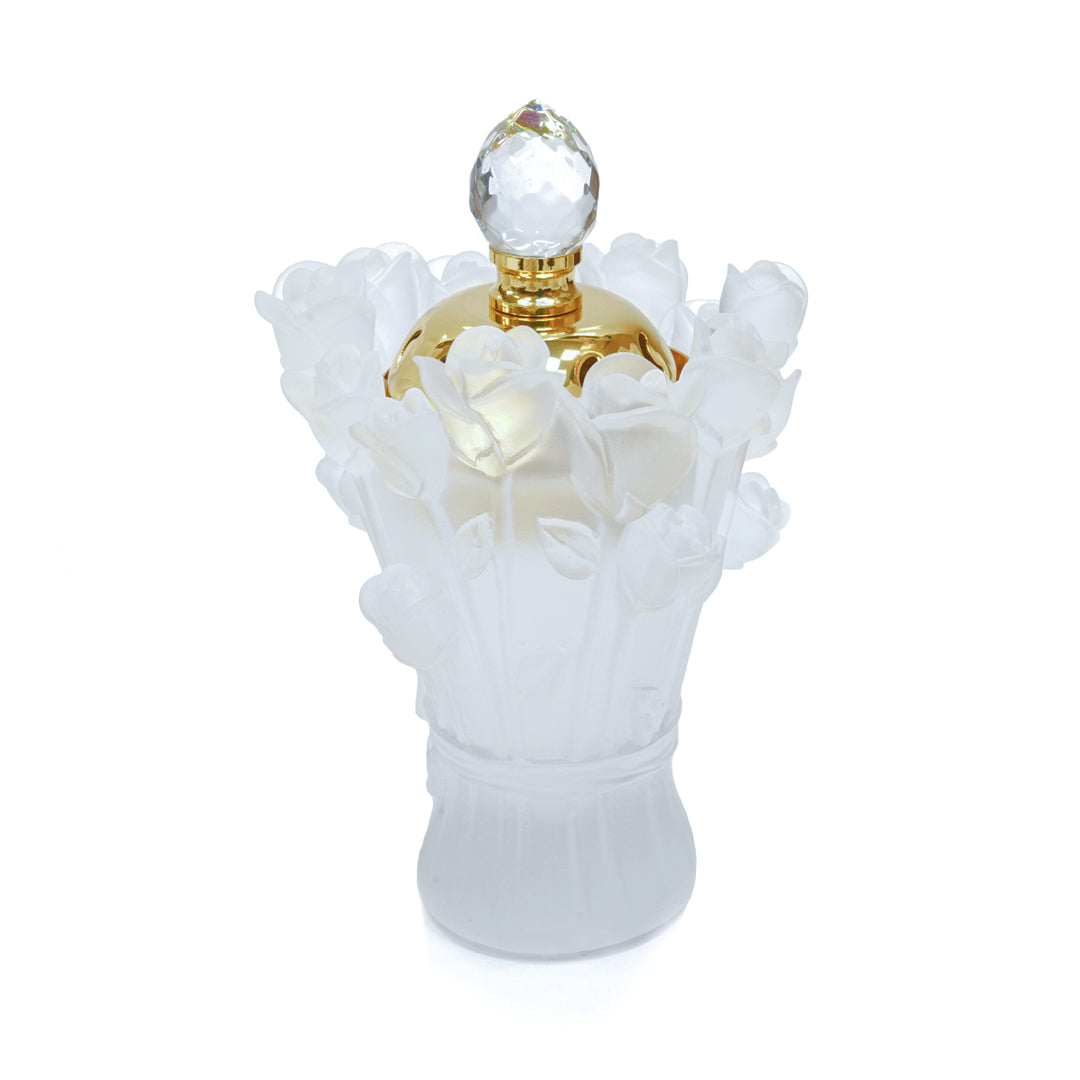 ROSE MINI BURNER WHITE 10CM MABKHARA - carnelistyle