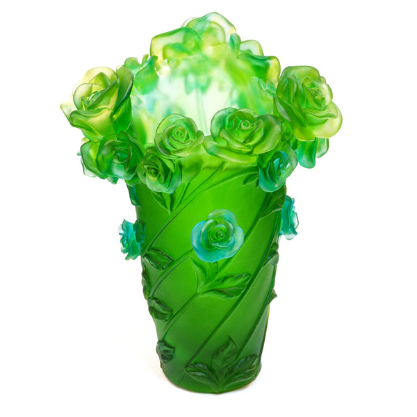 ROSE BURNER GREEN COLOR 20CM MABKHARA